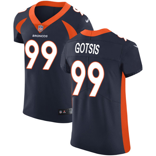 Nike Broncos #99 Adam Gotsis Navy Blue Alternate Men's Stitched NFL Vapor Untouchable Elite Jersey - Click Image to Close